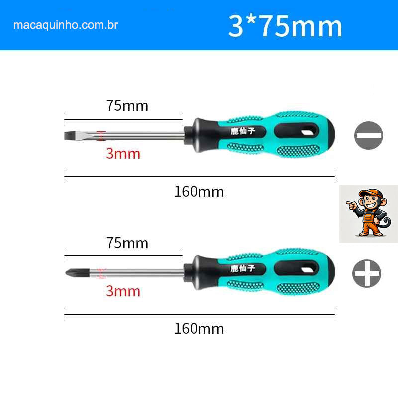 Conjunto de chaves, Fenda e Philips de precisão com Bit Magnético - Luxianzi