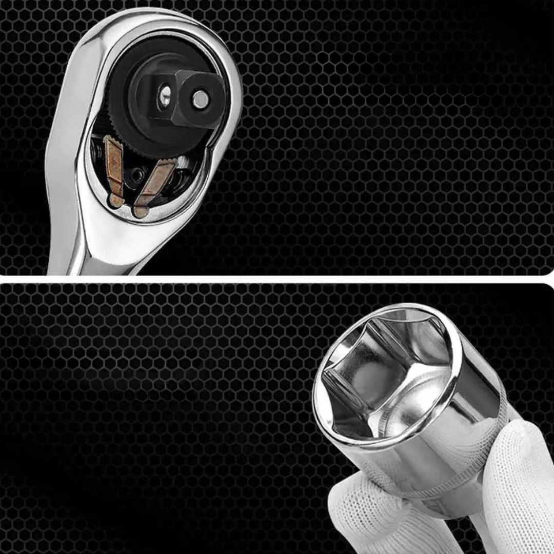 Kit Chave de Soquete e Chave de Catraca 1/4 e 3/8 - Soquetools