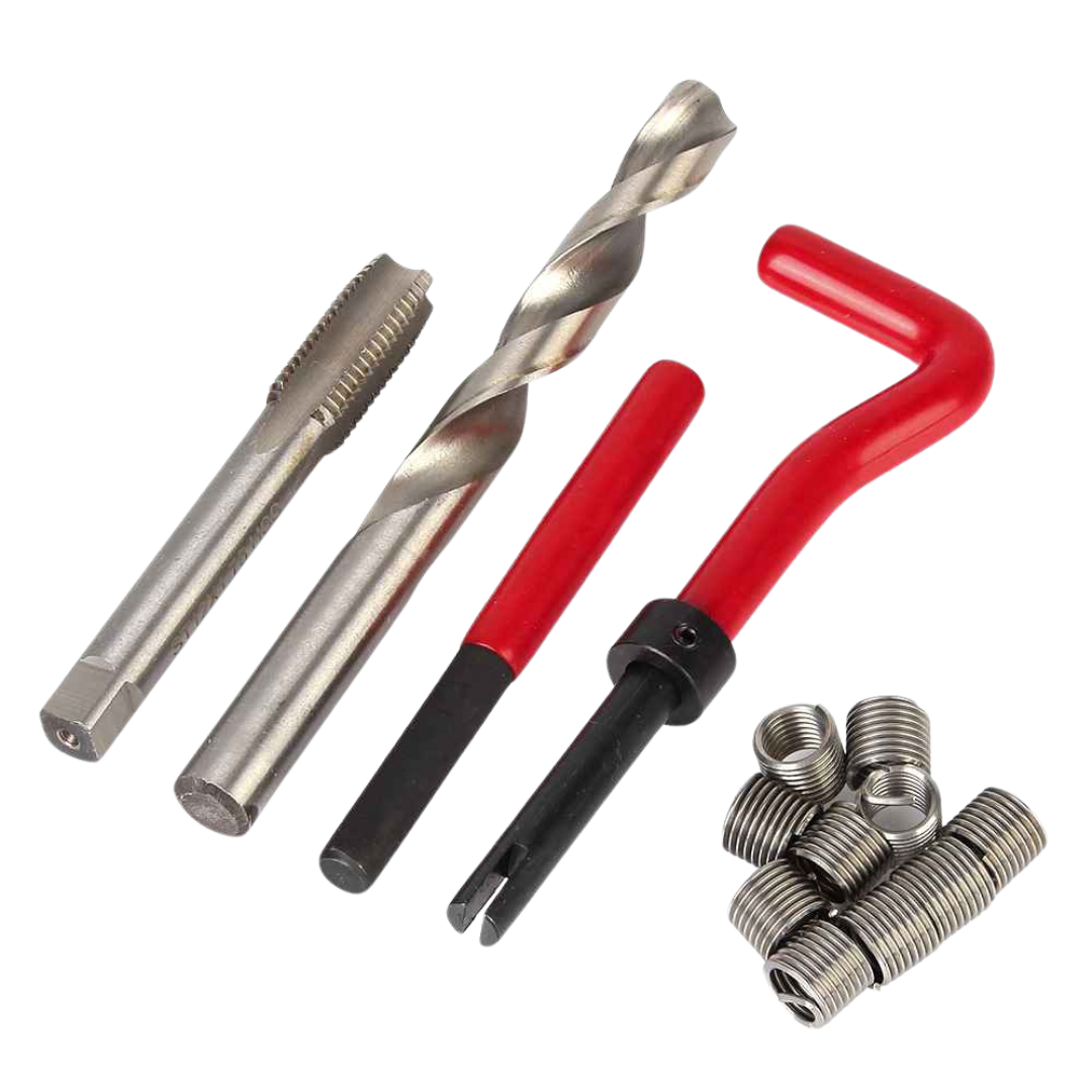 kit Ferramenta de Broca para Reparo de Rosca - MotorRepar