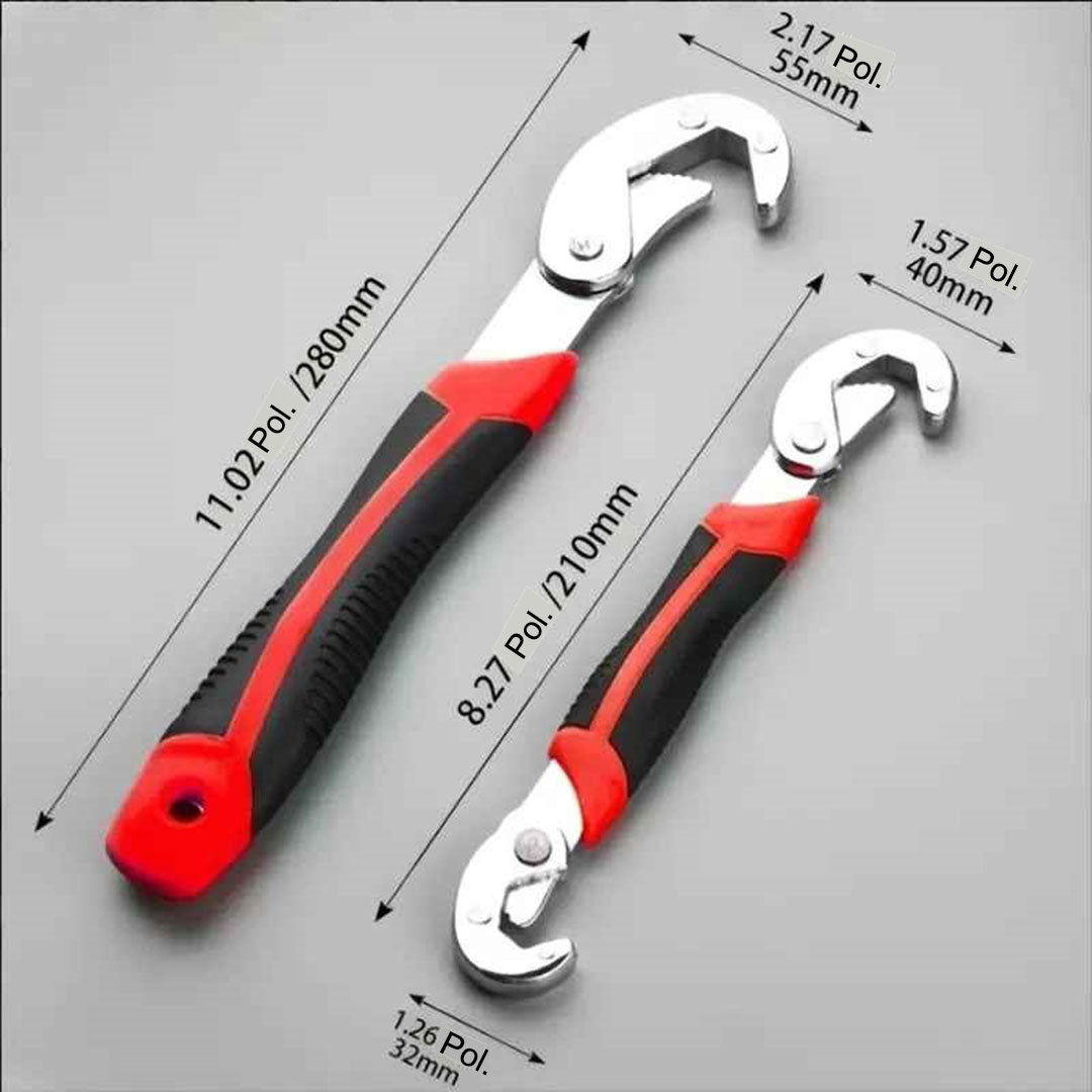 Kit de Chave Ajustável Multifuncional 2 Peças - Inglykey