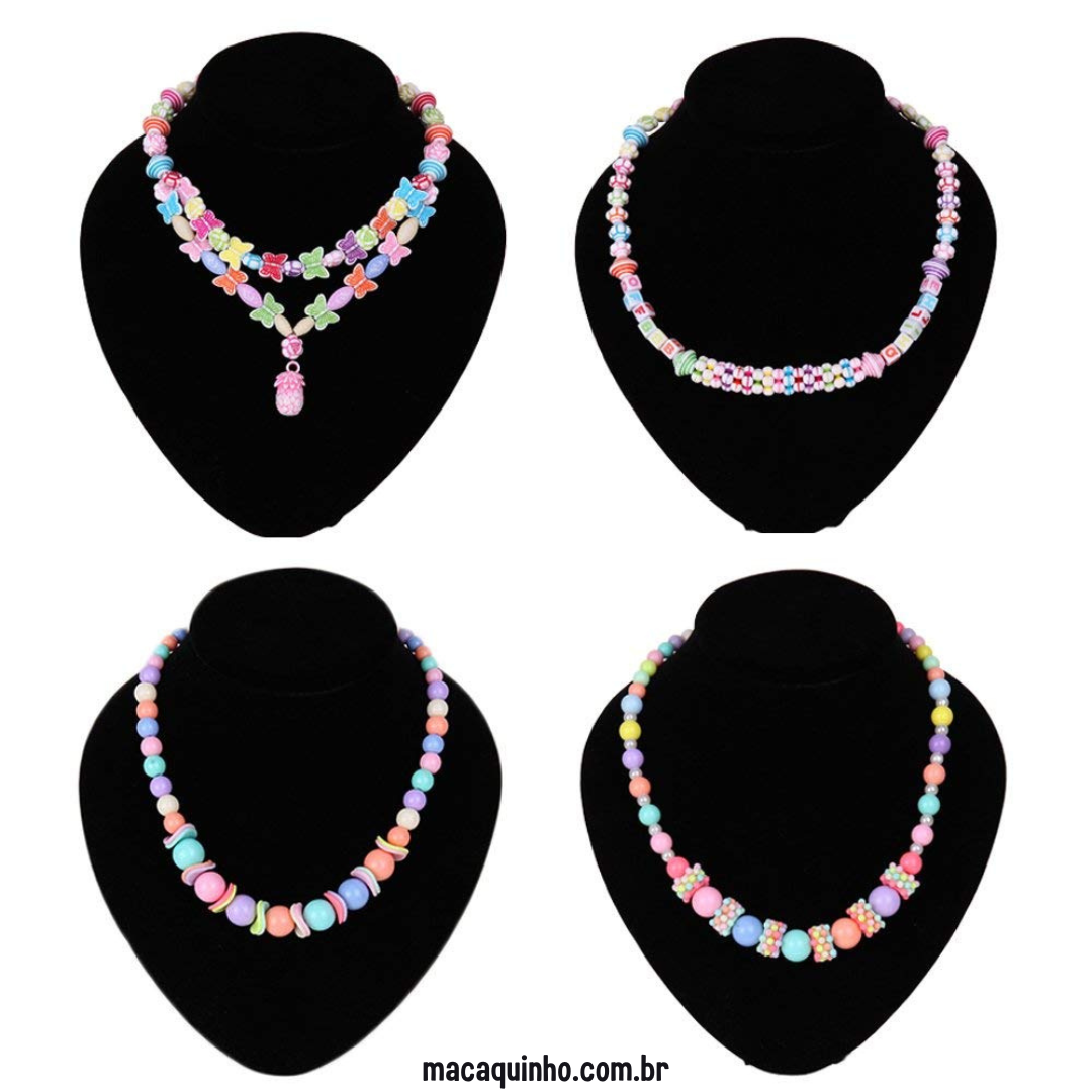 Pulseira Infantil Faça Você Mesmo Arco Iris - Deca