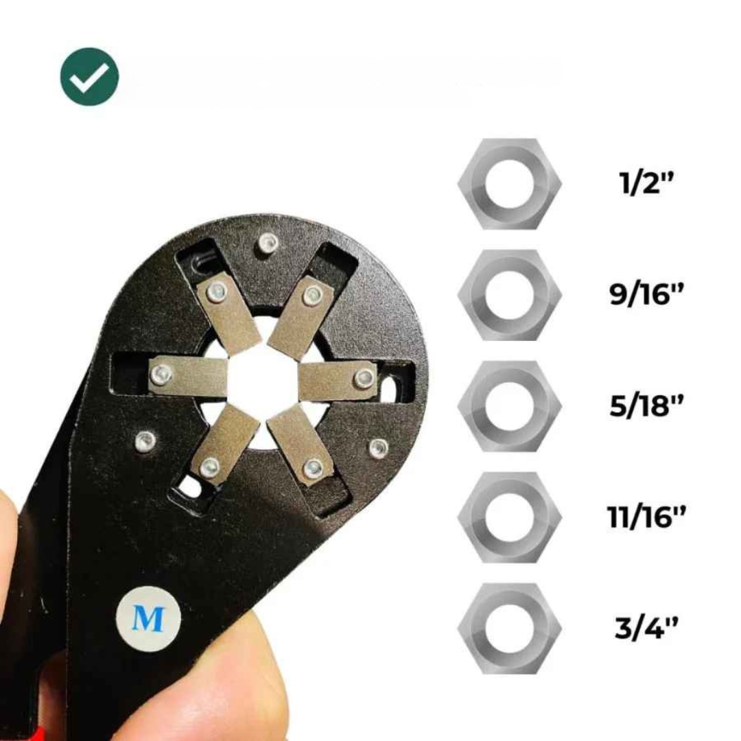 Chave Multifuncional Ajustável Hexagonal - HexaKey