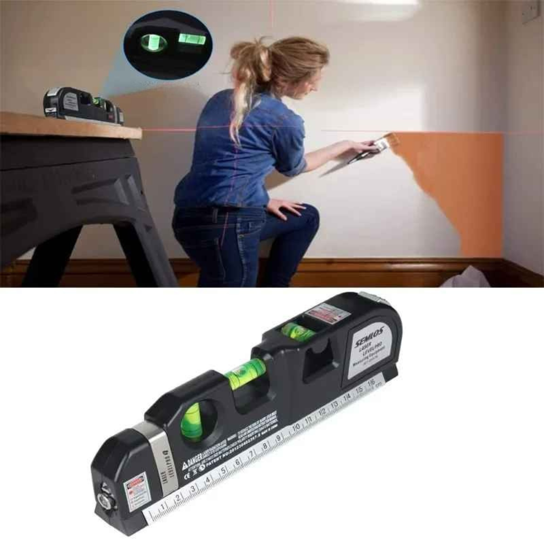 Nível a Laser e Trena Pro 3 -Gravox