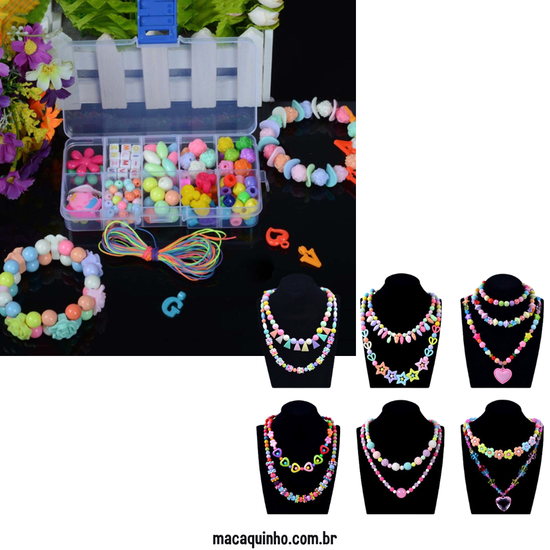 Pulseira Infantil Faça Você Mesmo Arco Iris - Deca