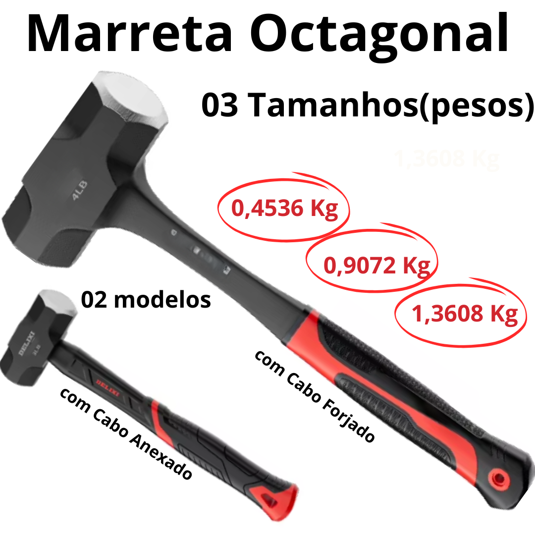 Marreta Octogonal Demolidor - Heavy Hand