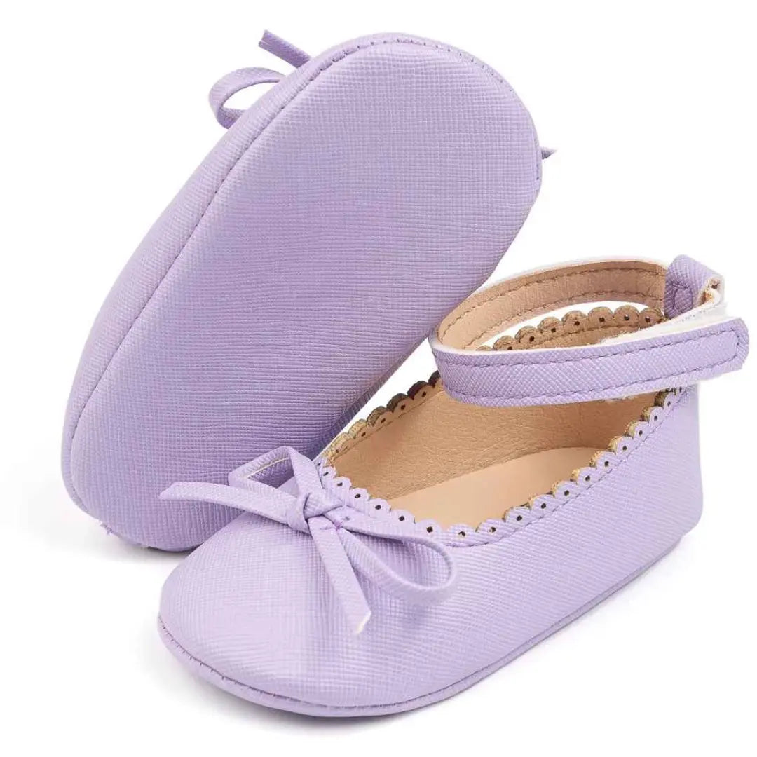 Sapatinho para Meninas Sola Macia de Couro - Princesa