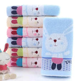 Toalha Infantil Macia e Absorvente Bordado Jacquard Desenhos Animados - José