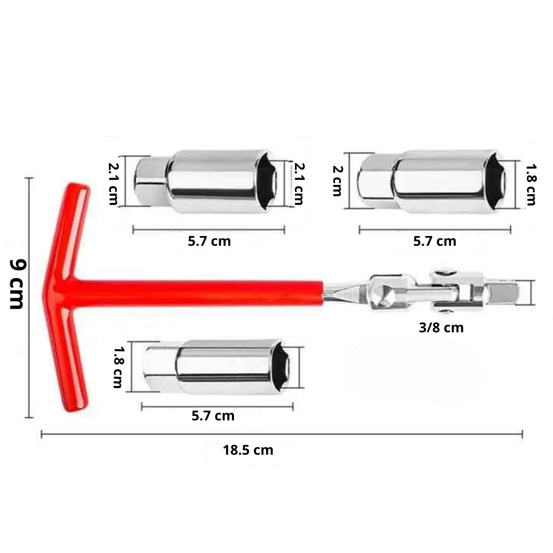 Kit Chave de Vela de Ignição 4 peças - Manuvelly