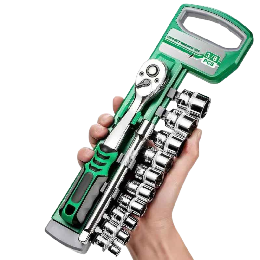 Kit Chave de Soquete e Chave de Catraca 1/4 e 3/8 - Soquetools