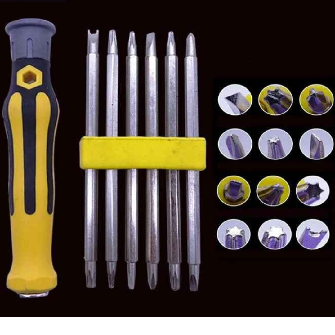 Kit Chave de Fenda, Philips, Torque em Cromo Vanádio 6 Peças - Hexar