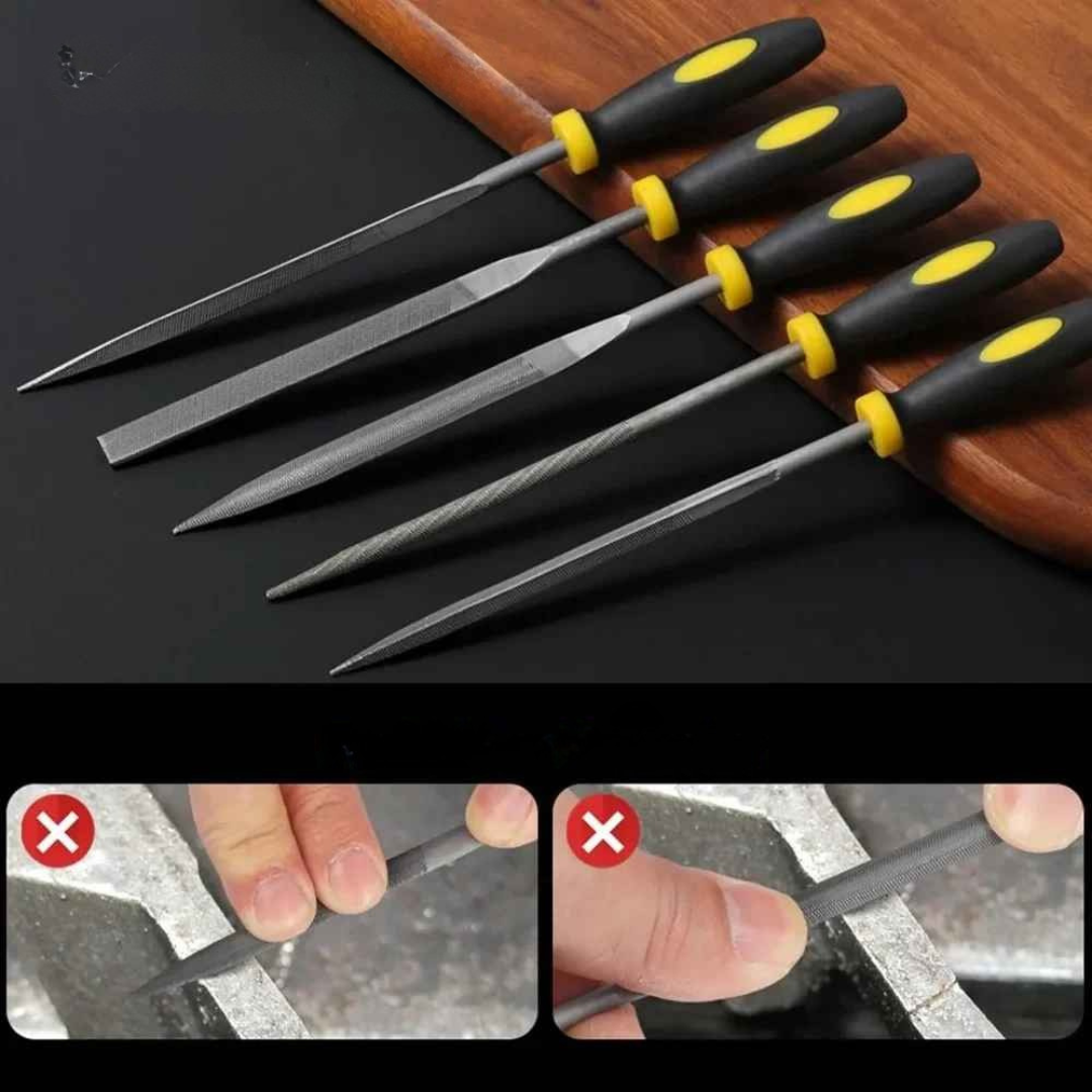 Kit Lima Liga de Aço, 5 Peças - Marcmold