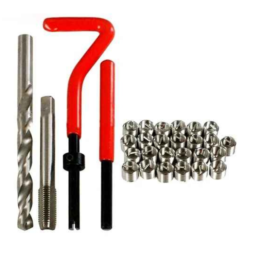 kit Ferramenta de Broca para Reparo de Rosca - MotorRepar