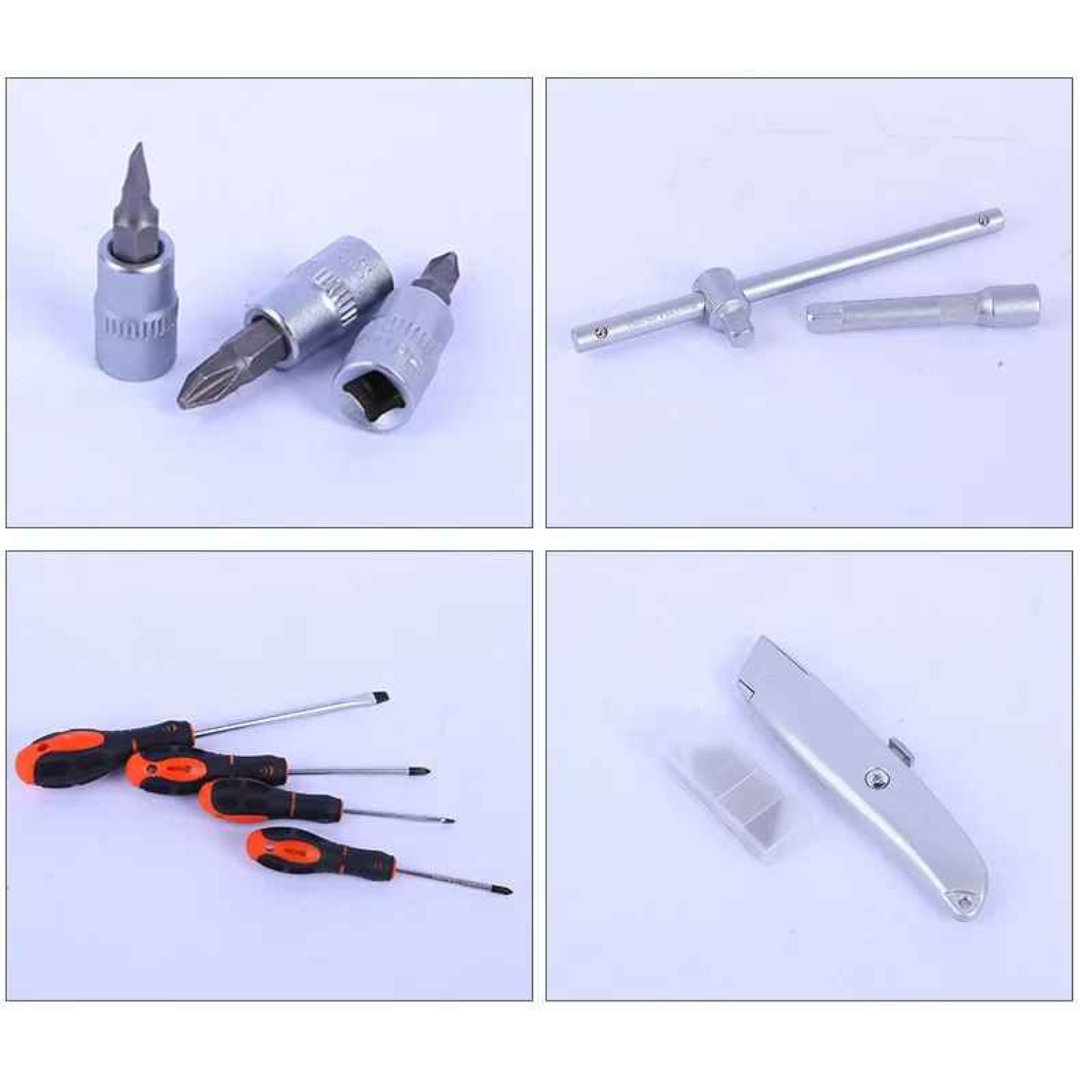 Kit Caixa Completa de Chave Catraca Soquete 85 Peças - Boxkey