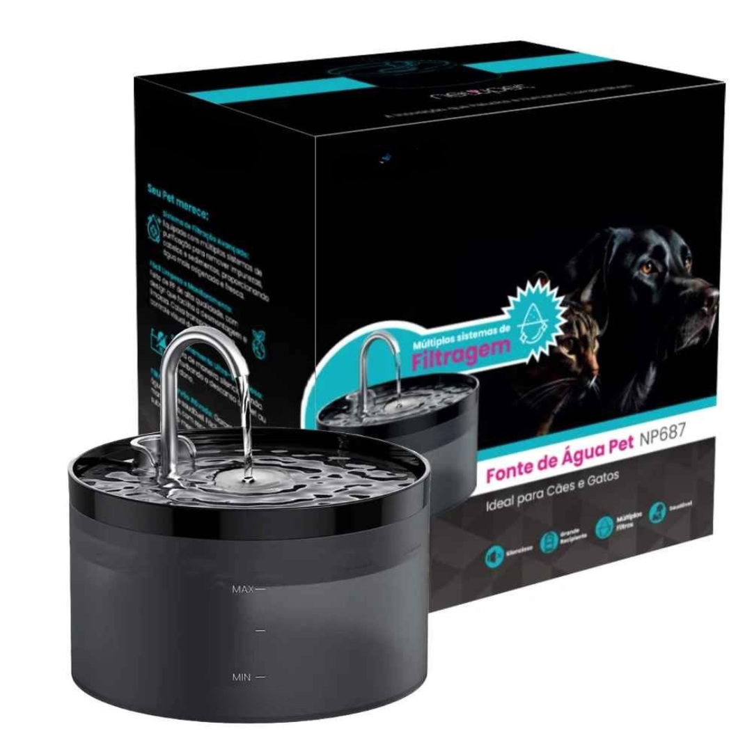 Bebedouro de Água para Pets com Filtro Automático - Bebspet
