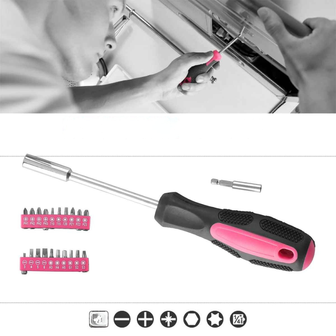 Kit de Ferramentas Domésticas com Estojo 39 Peças - Ferron