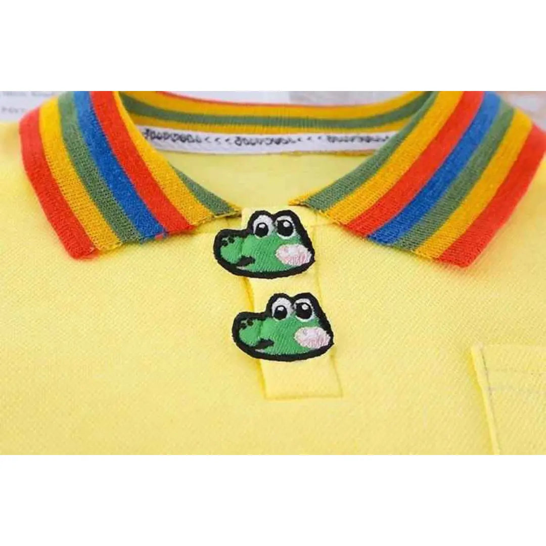 Kit Conjunto Moda Casual Camiseta + Calças 2 peças - ArcoIris