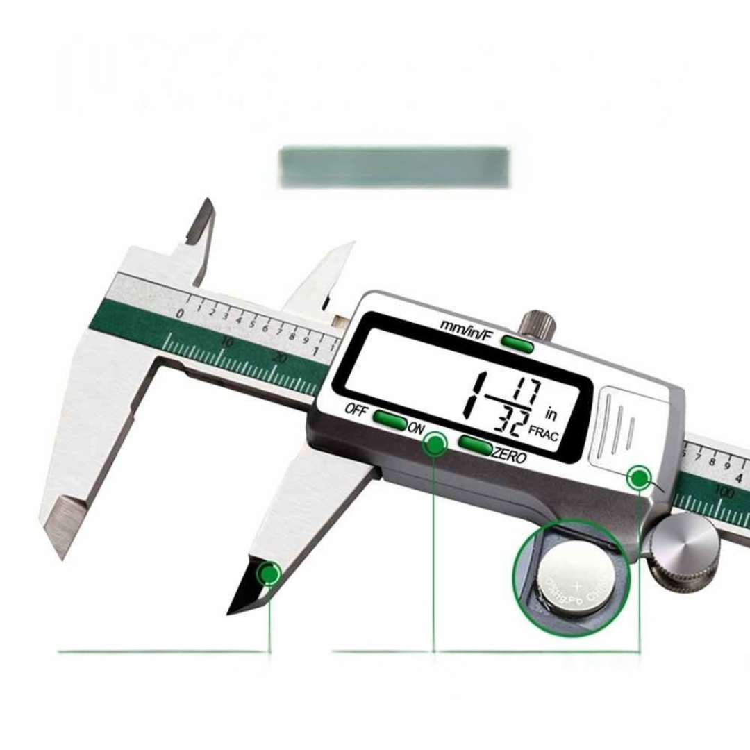 Paquímetro Digital Alta Precisão LCD - Paquibits