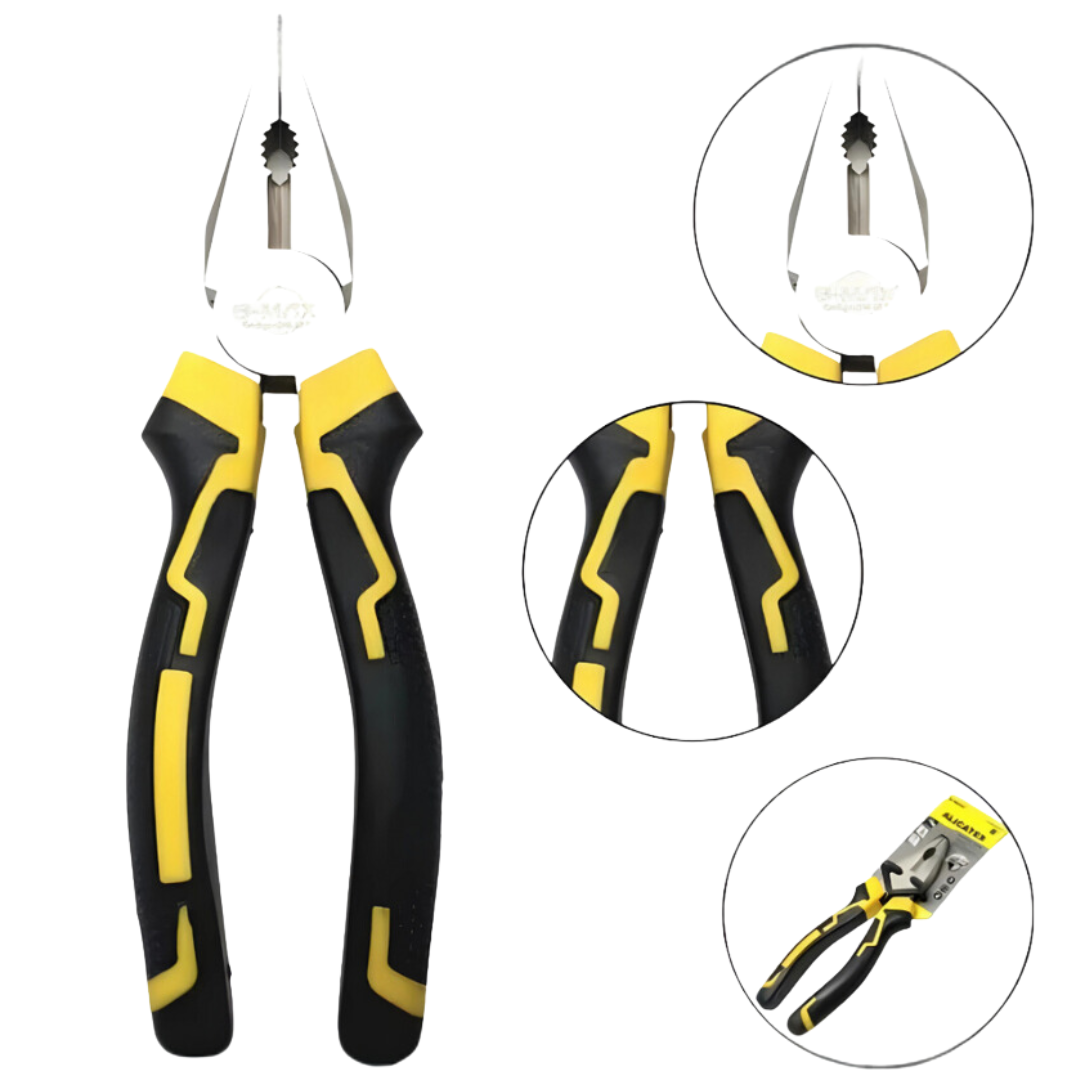 Alicate Universal Profissional Aço Emborrachado Uso Geral Jhony