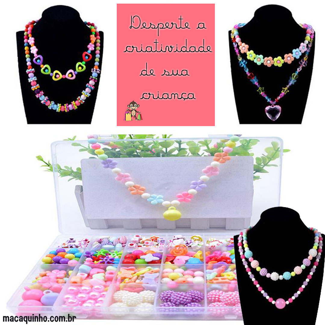Pulseira Infantil Faça Você Mesmo Arco Iris - Deca