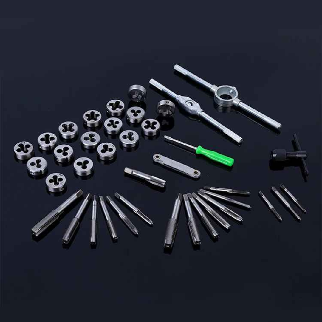 Kit de Machos e Cossinetes Métricos para Roscas - Ironrosk