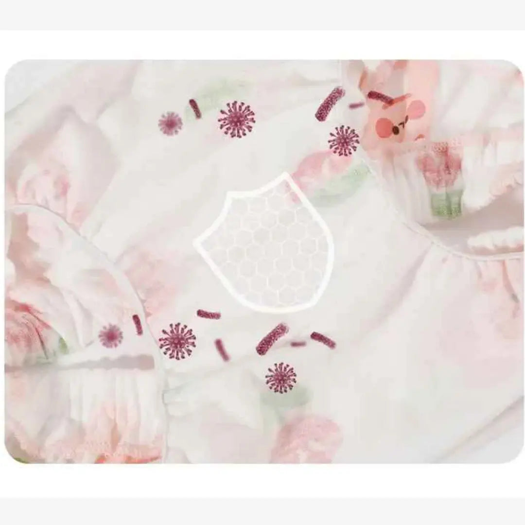 Kit Calcinhas Infantis de Algodão Com Estampa Conforto Diário 2 Peças - Yasmin