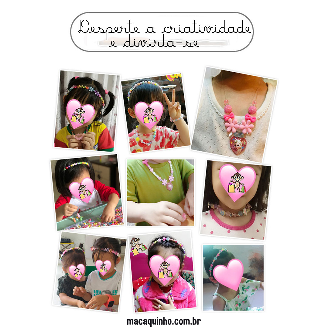 Pulseira Infantil Faça Você Mesmo Arco Iris - Deca