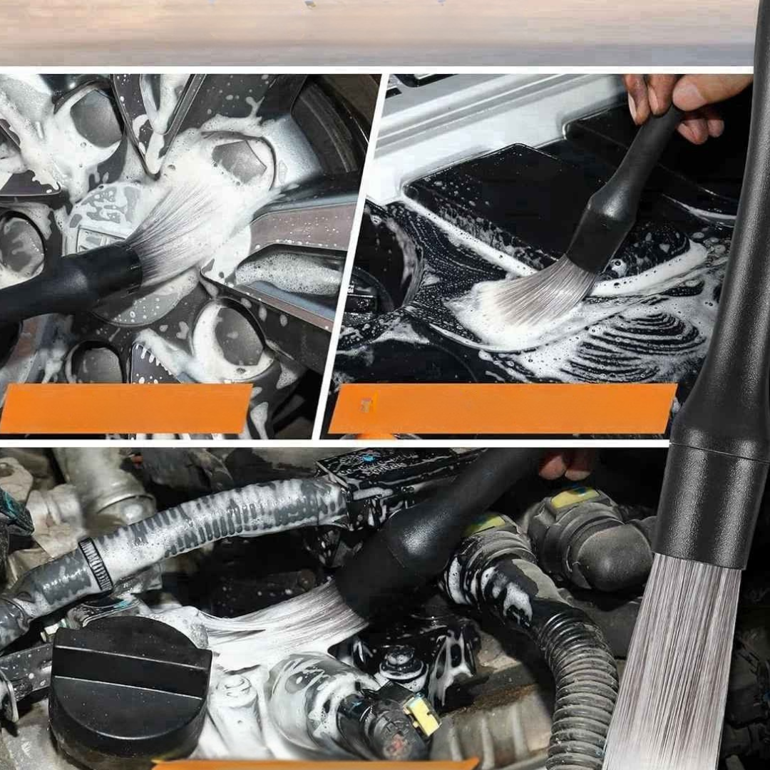 Kit de Escova para Detalhamento de Limpeza 4-5 Peças - Detailspen