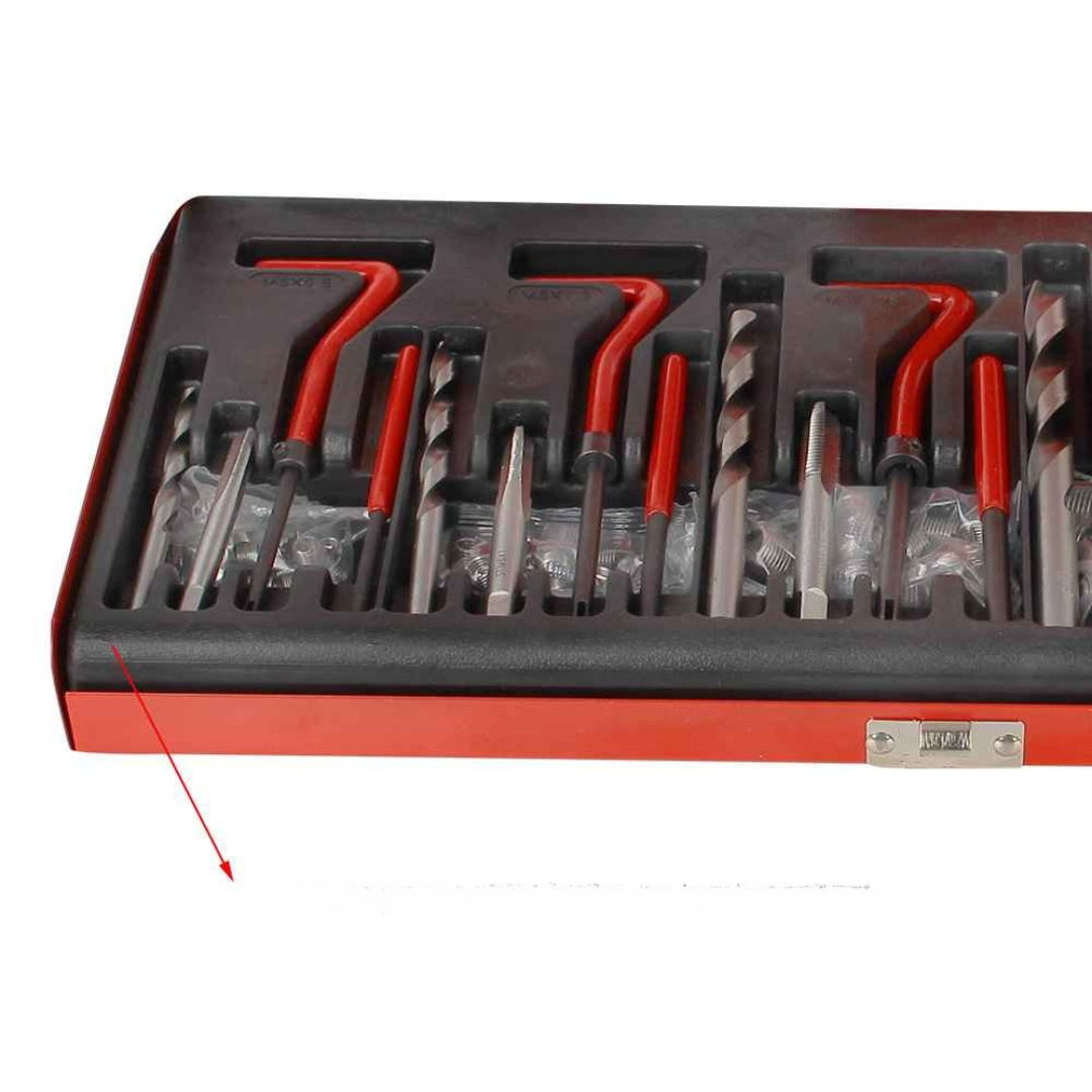 kit Ferramenta de Broca para Reparo de Rosca - MotorRepar