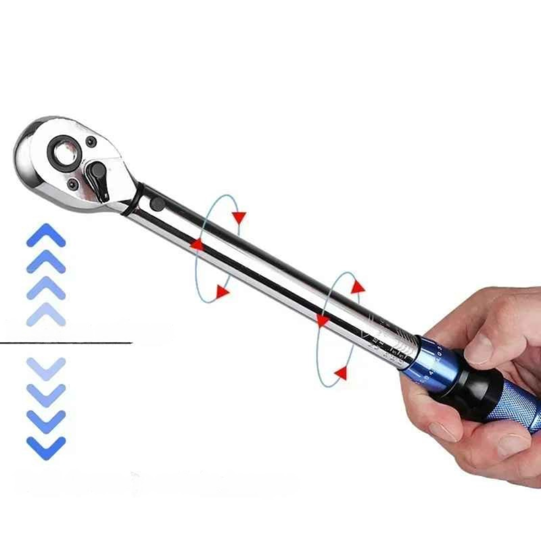 Kit de Chave de Torque Ajustável de Precisão com Catraca - Torkkey