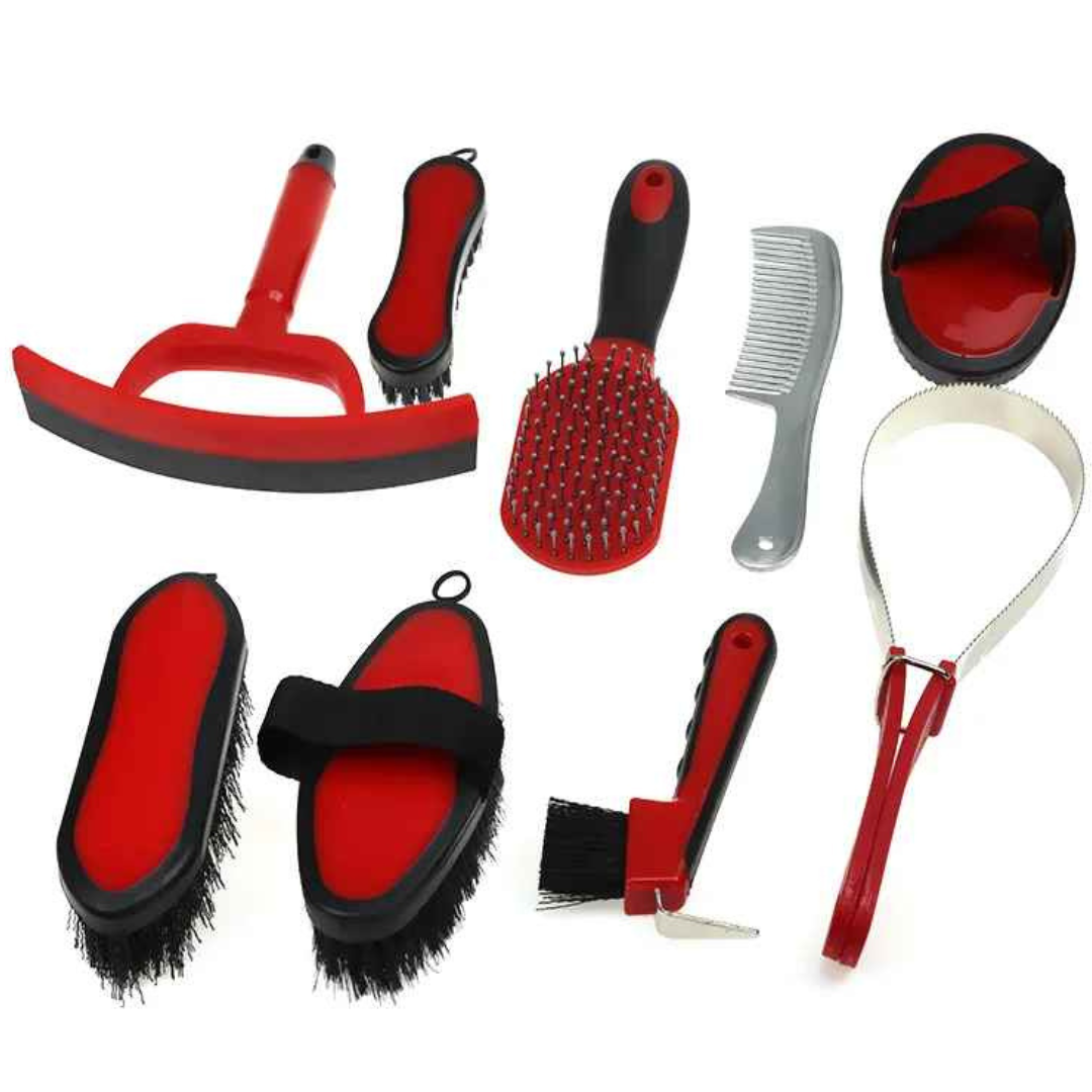 Kit Ferramentas para Limpeza de Cavalos - Kithorse