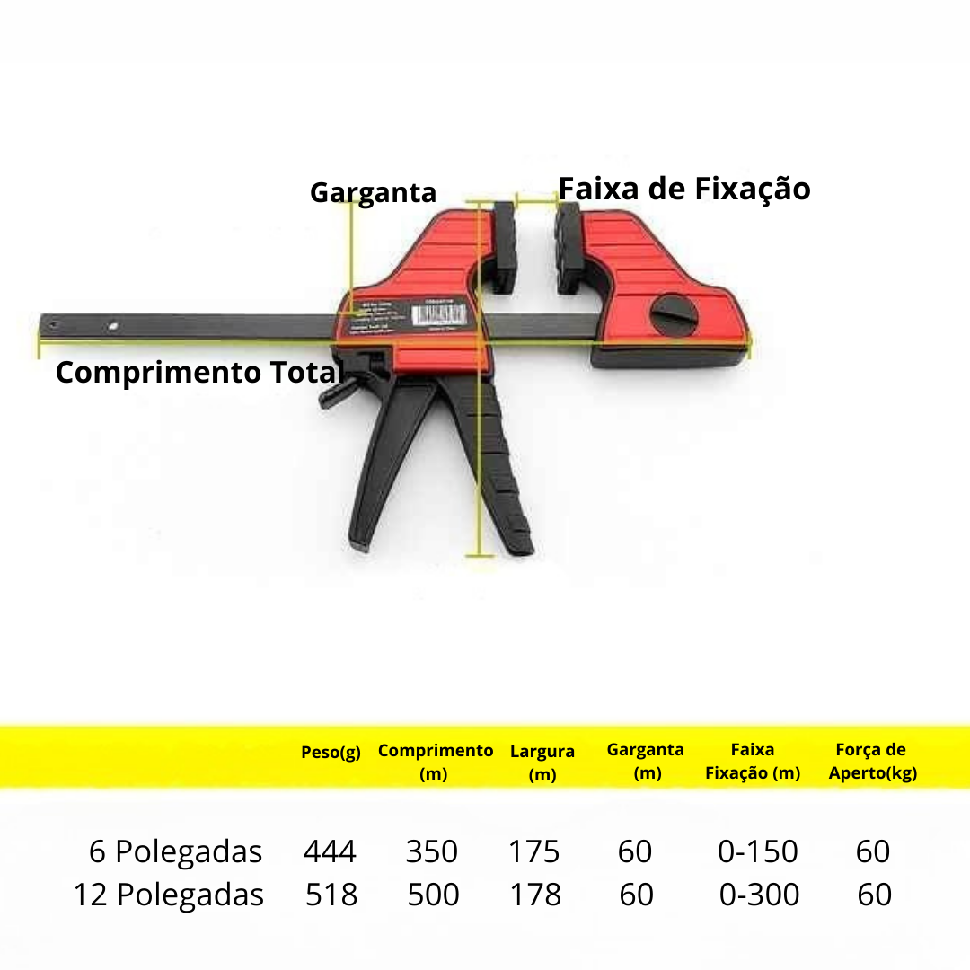 Abraçadeira Catraca Clipe Rápida Resistente - Prensaabraça
