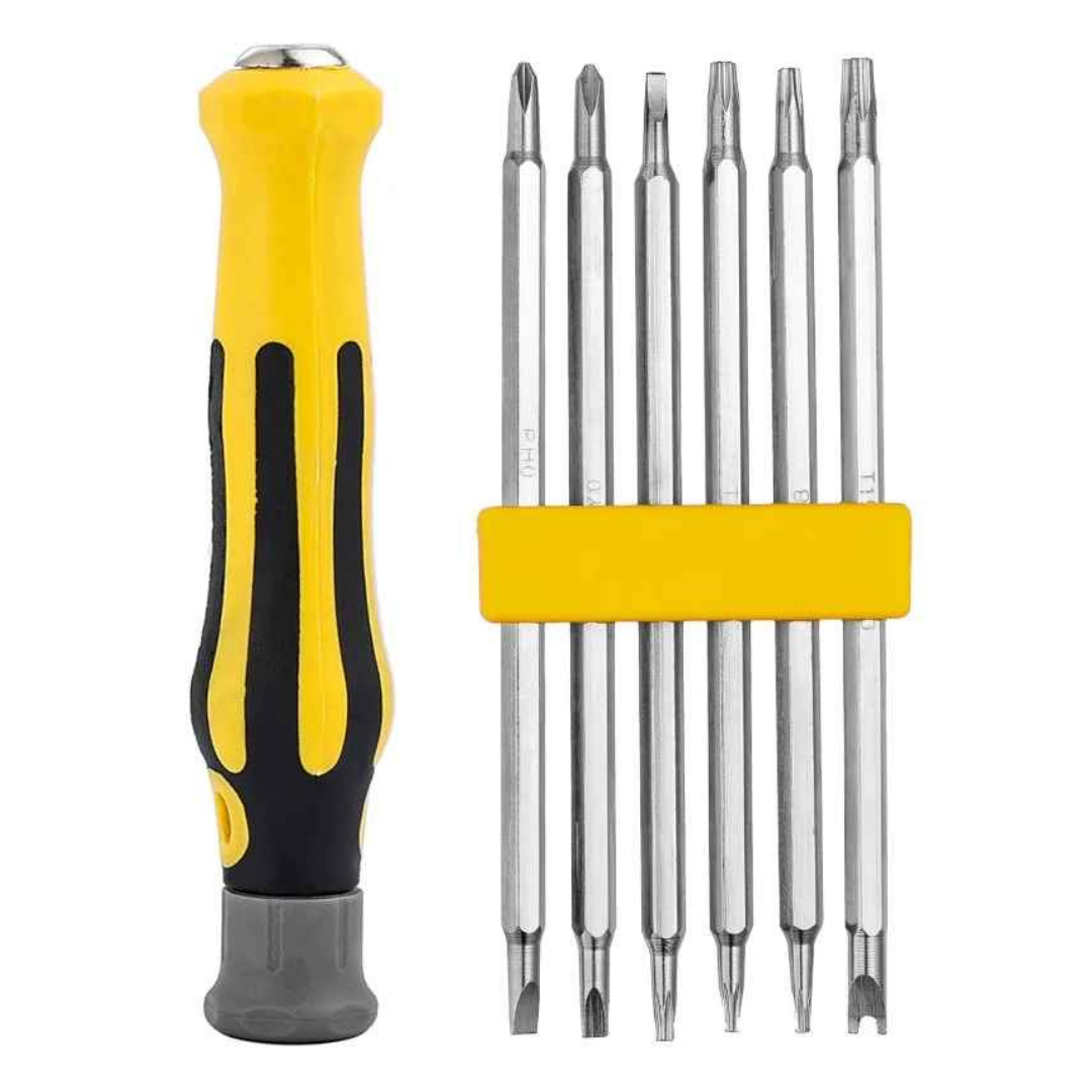 Kit Chave de Fenda, Philips, Torque em Cromo Vanádio 6 Peças - Hexar