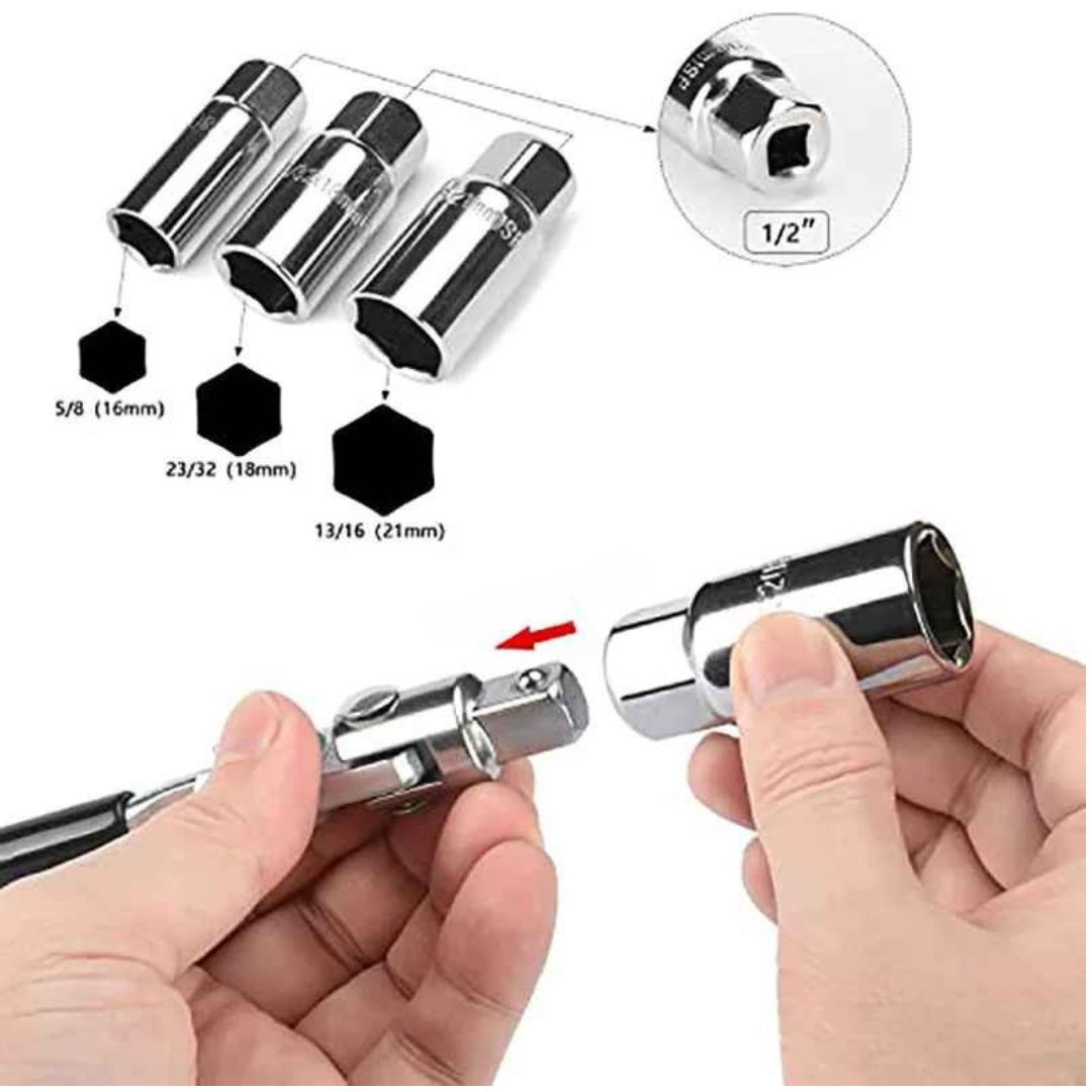 Kit Chave de Vela de Ignição 4 peças - Manuvelly