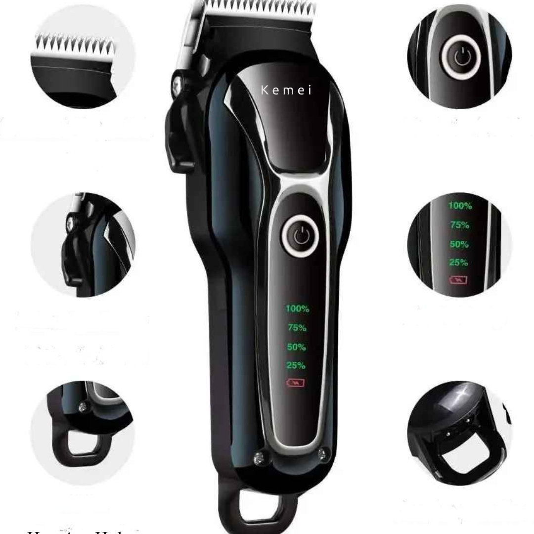 Máquina Aparador de Cabelo e Pelos Pet Profissional Recarregável - Machiney