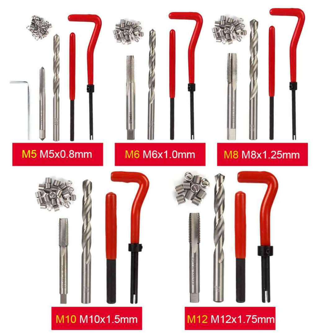 kit Ferramenta de Broca para Reparo de Rosca - MotorRepar