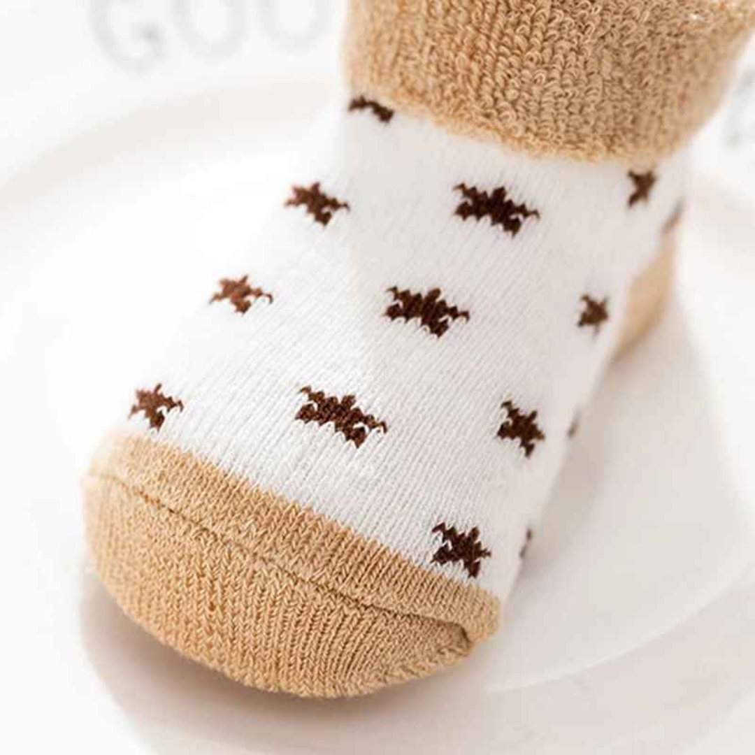 Kit Meias de Pelúcia Desenhos Animados Térmicos 5 Pares - ANINA