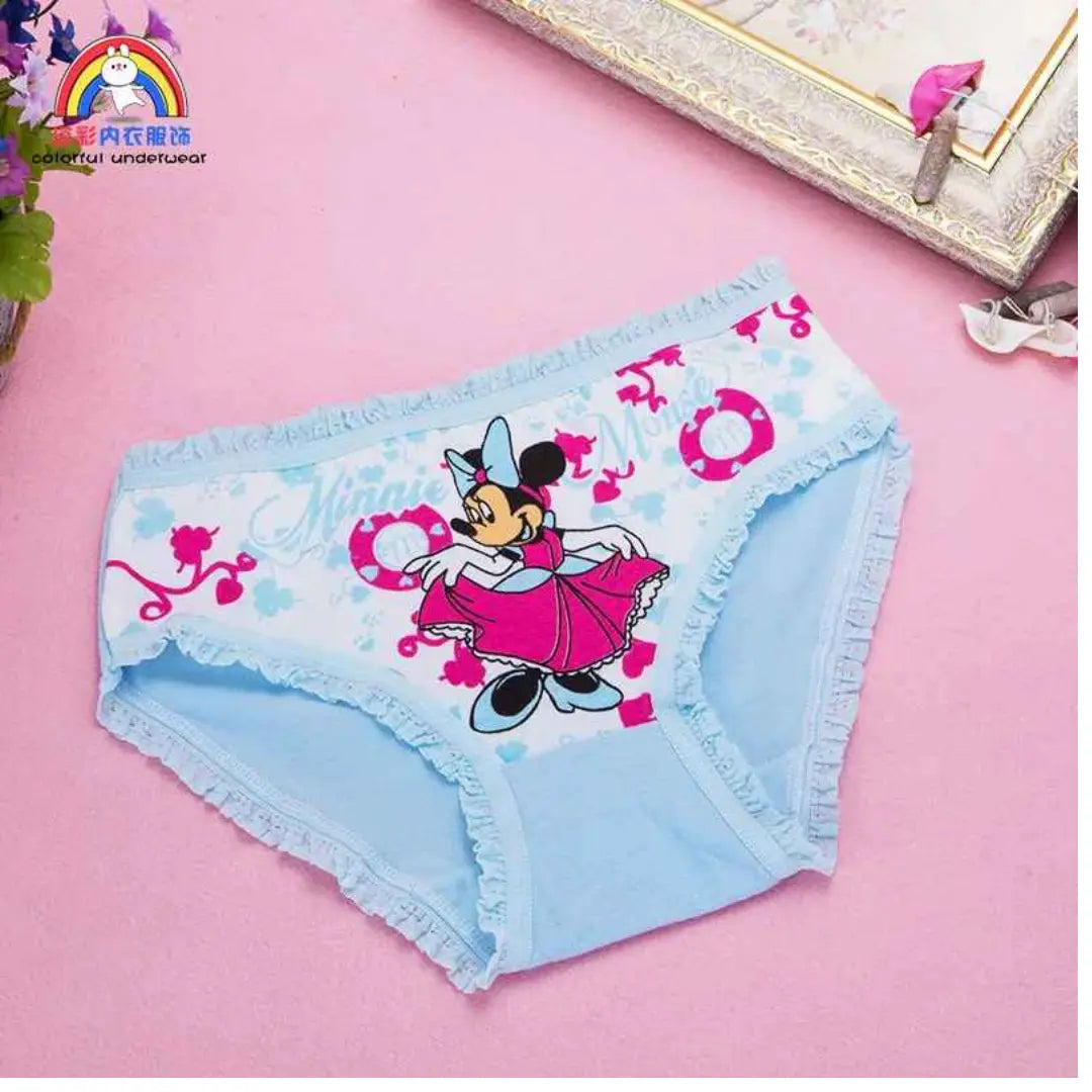 Kit Calcinhas de Algodão Confortáveis e Fofas 4 Peças - Minnie