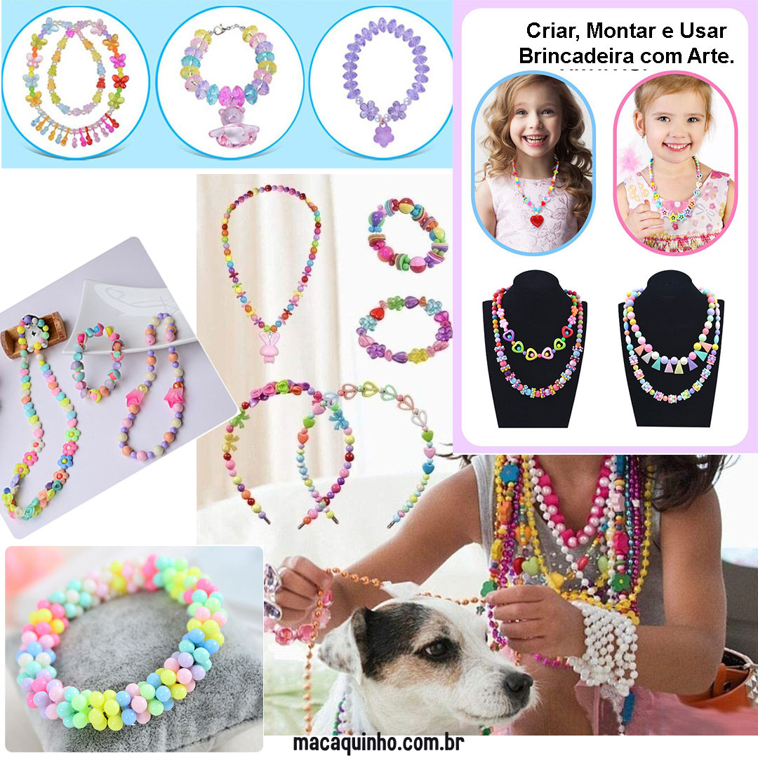 Pulseira Infantil Faça Você Mesmo Arco Iris - Deca