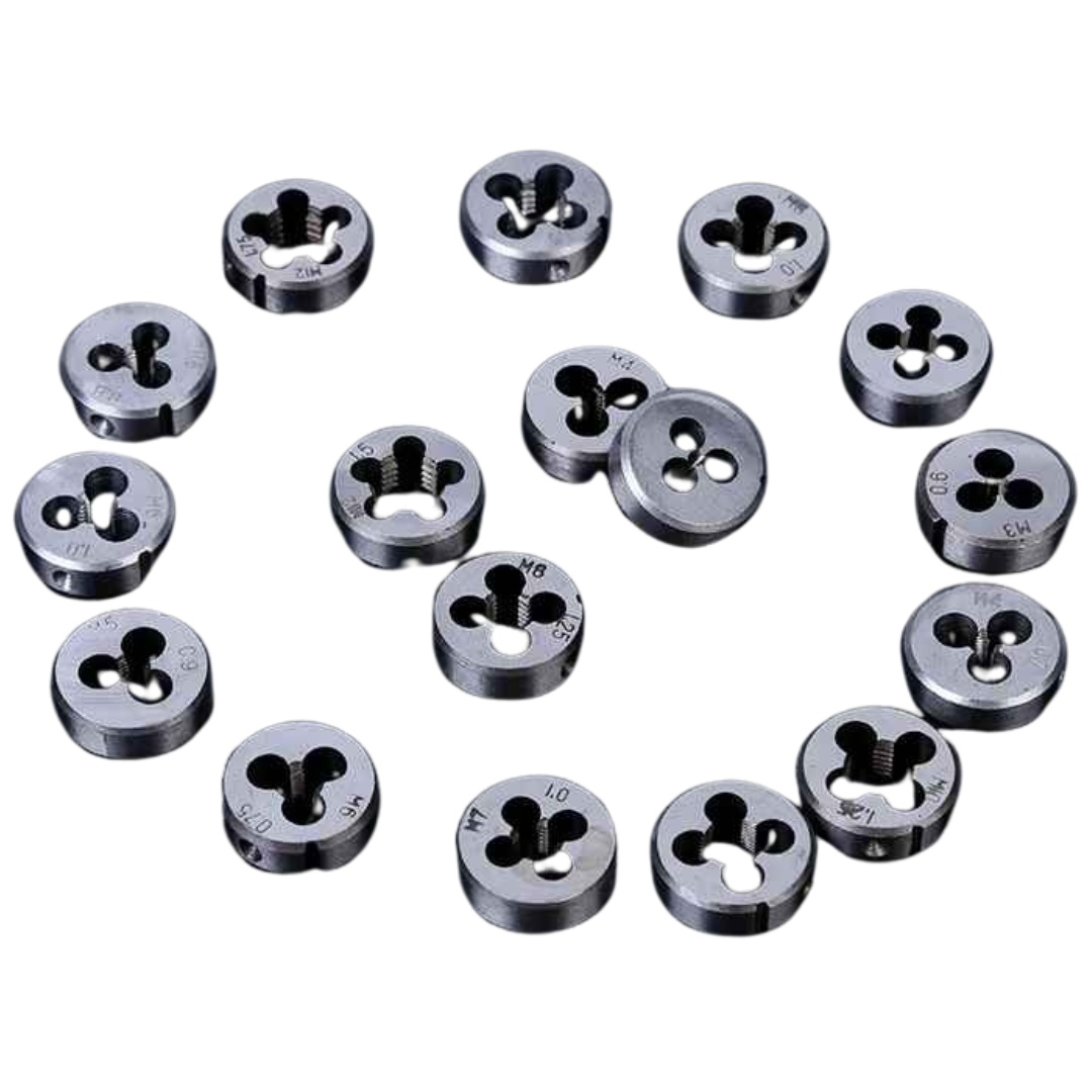 Kit de Machos e Cossinetes Métricos para Roscas - Ironrosk