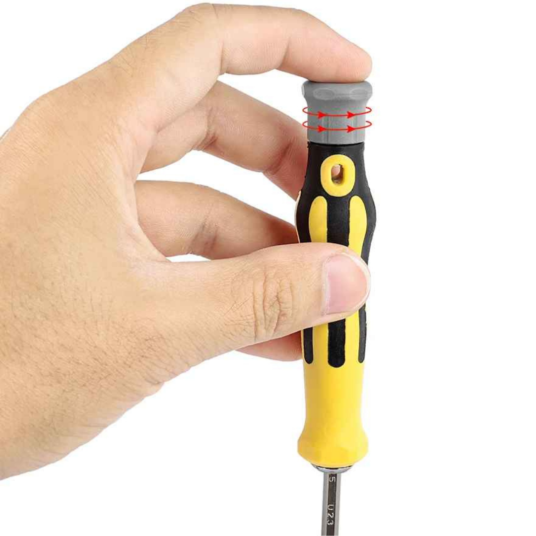 Kit Chave de Fenda, Philips, Torque em Cromo Vanádio 6 Peças - Hexar