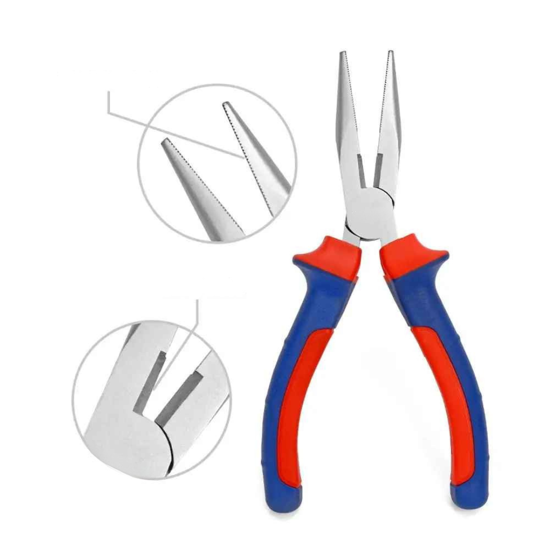 Kit Alicates Chrome Vanadium com Cabo Isolado 4 Peças(Alicate Universal + Alicate Bomba D'água + Alicate Bico + Alicate Corte_ - Thorax