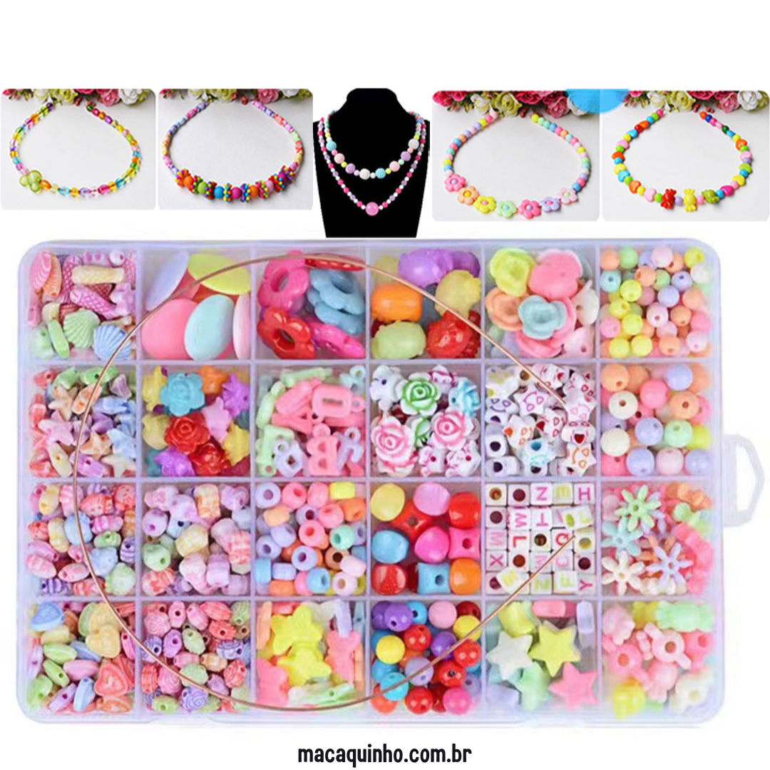 Pulseira Infantil Faça Você Mesmo Arco Iris - Deca