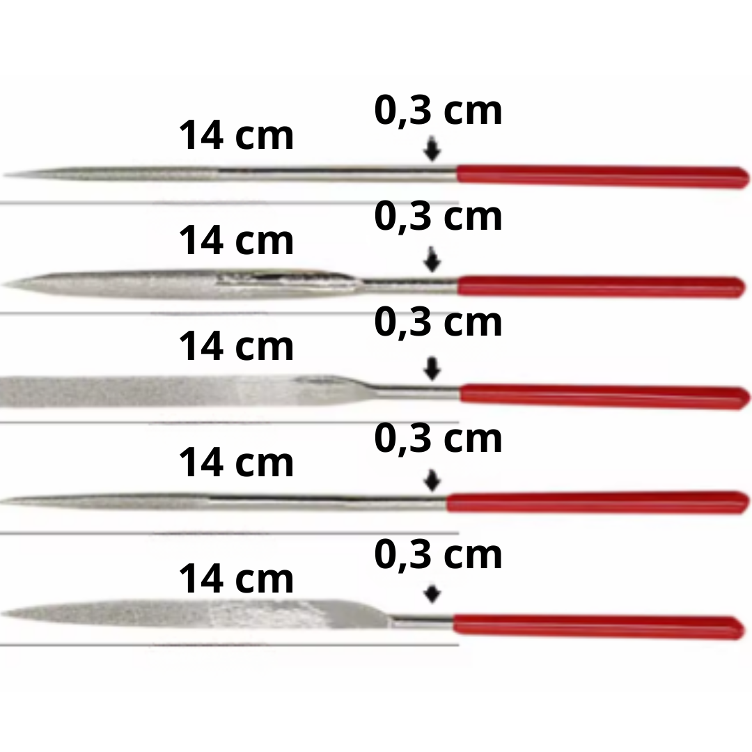 Kit Lima Grosa Agulha Cerâmica Madeira - Limmoldu