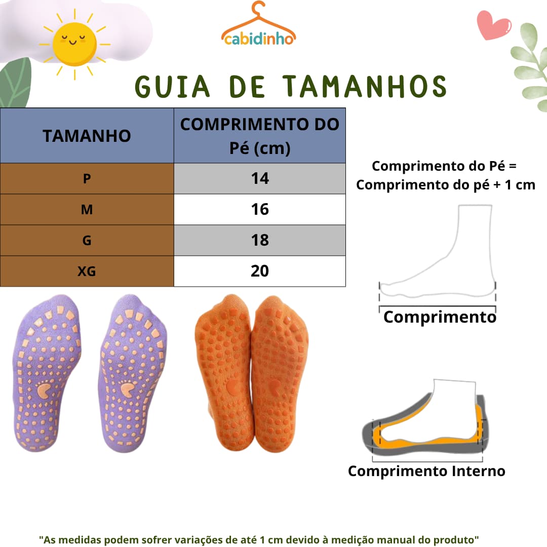 Guia de Tamanhos