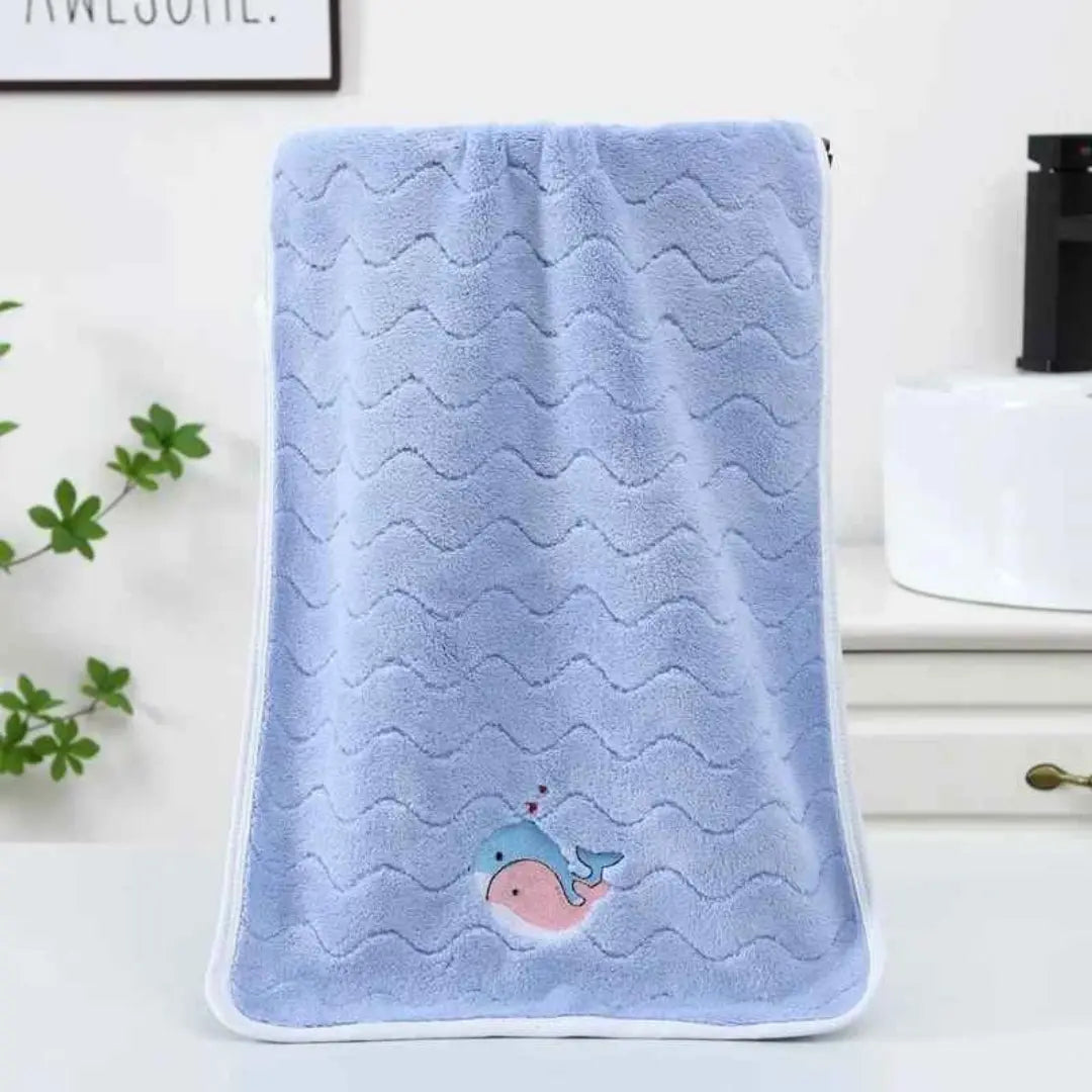 Kit Toalha de Banho em Veludo Coral Macia Absorvente e Confortável 3 Peças - Levi
