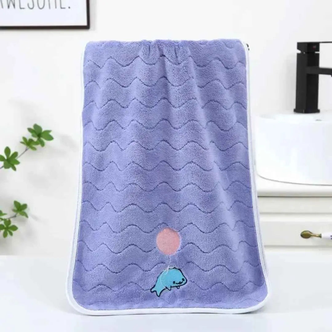 Kit Toalha de Banho em Veludo Coral Macia Absorvente e Confortável 3 Peças - Levi