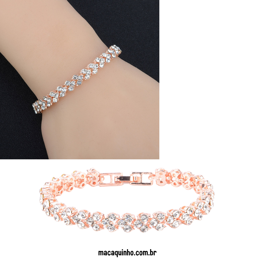 Pulseiras Cristal de Luxo Bahamas