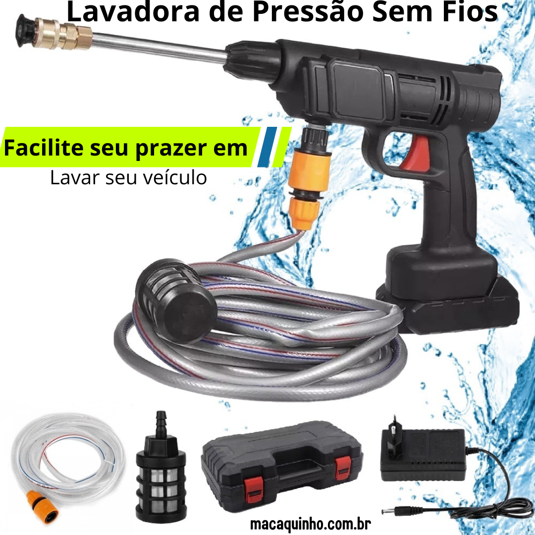 Lavadora De Pressão Recarregavel Sem Fio Belina