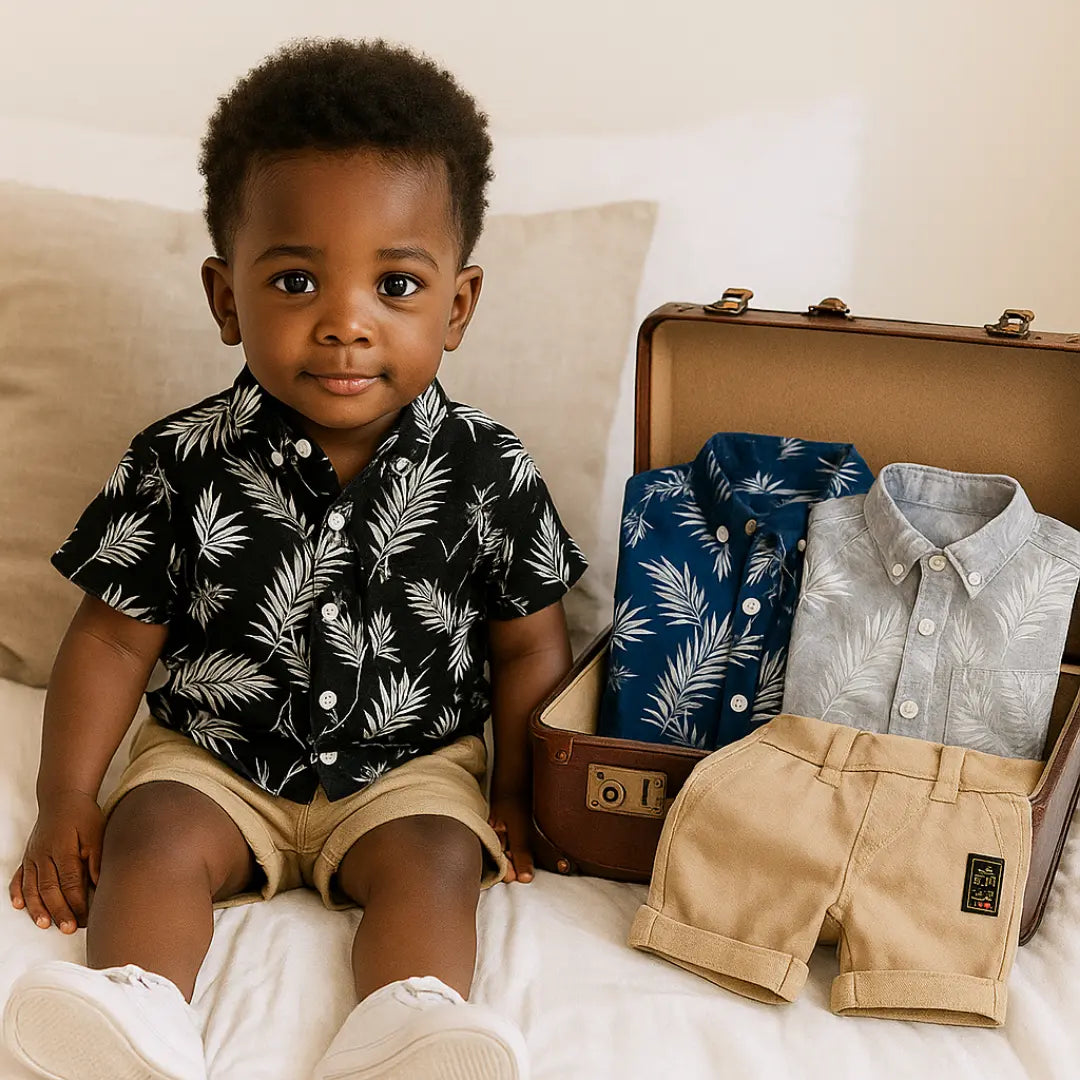 Kit Camisa + Shorts Casual Verão 2 Peças - Mauricio
