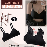 Sutiã Sem Costura Luciana - COMPRE 4 LEVE 7